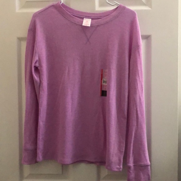 No Boundaries Tops - NWT Purple Thermal Long Sleeve Tee in Small